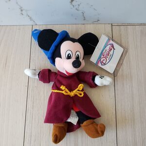 Disney Store Mickey Mouse Fantasia Sorcerer's Apprentice Plush Toy 10" NWT